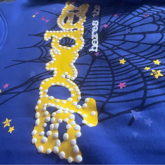 Spyder Men's Blue Graphic Hoodie - Picture 2 of 5